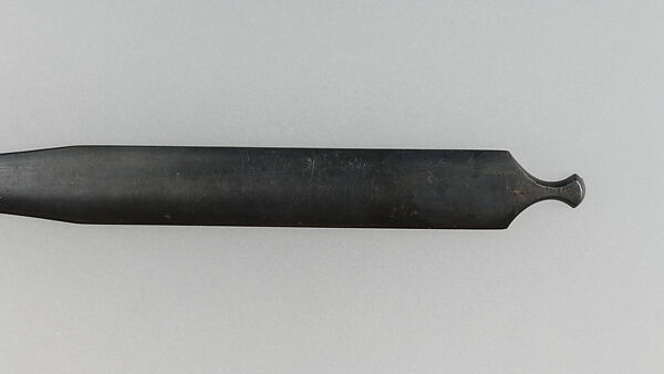 Hair Dressing Tool (Kogai), Copper-gold alloy (shakudō), gold, silver, Japanese