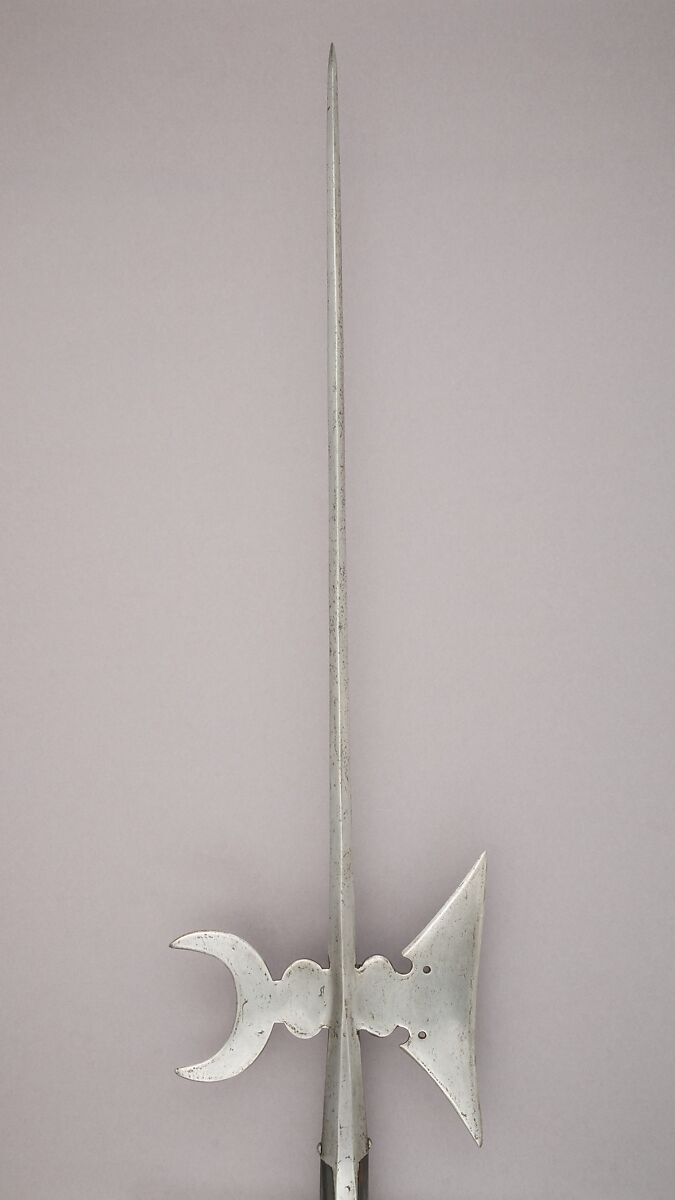Halberd, Steel, wood (pine), Italian