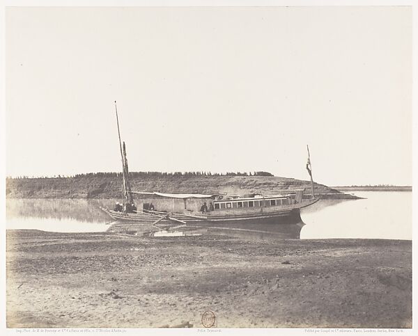 Louksor, Petit Bras du Nil - Barque de Voyageurs