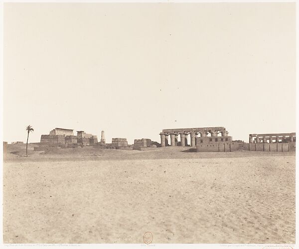 Louksor (Thèbes), Vue Générale des Ruines