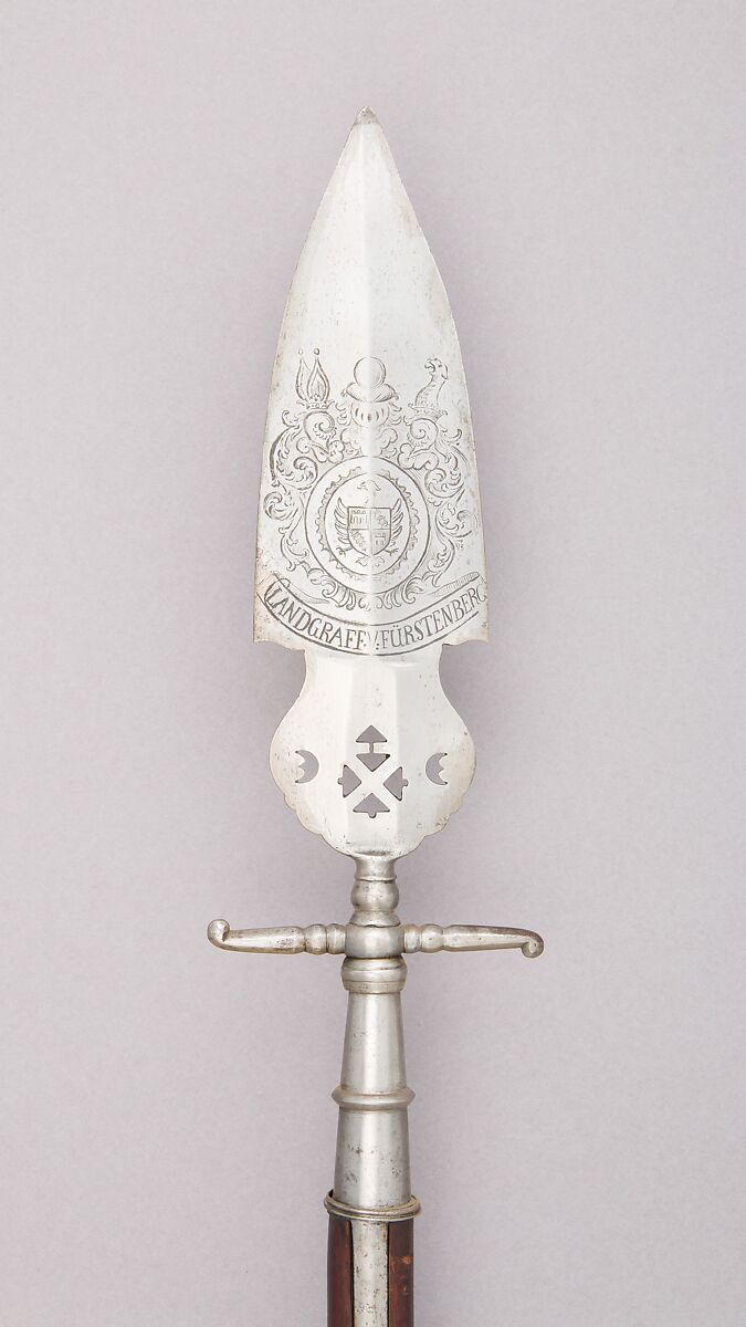 Spontoon, Steel, wood, German