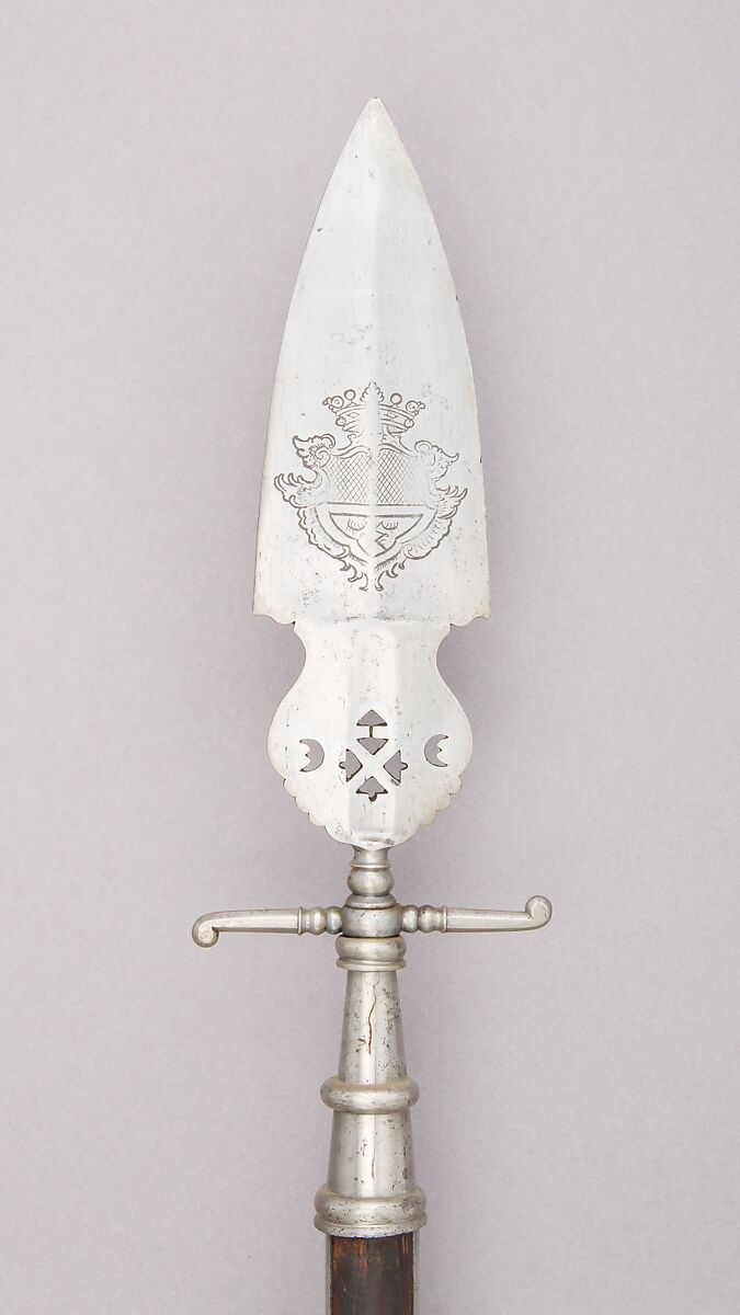 Spontoon, Steel, wood, German