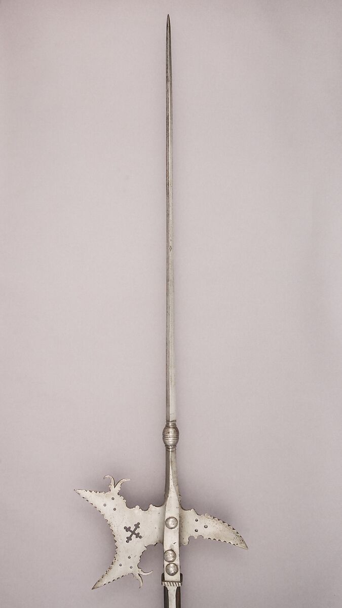 Halberd, Steel, wood, Italian