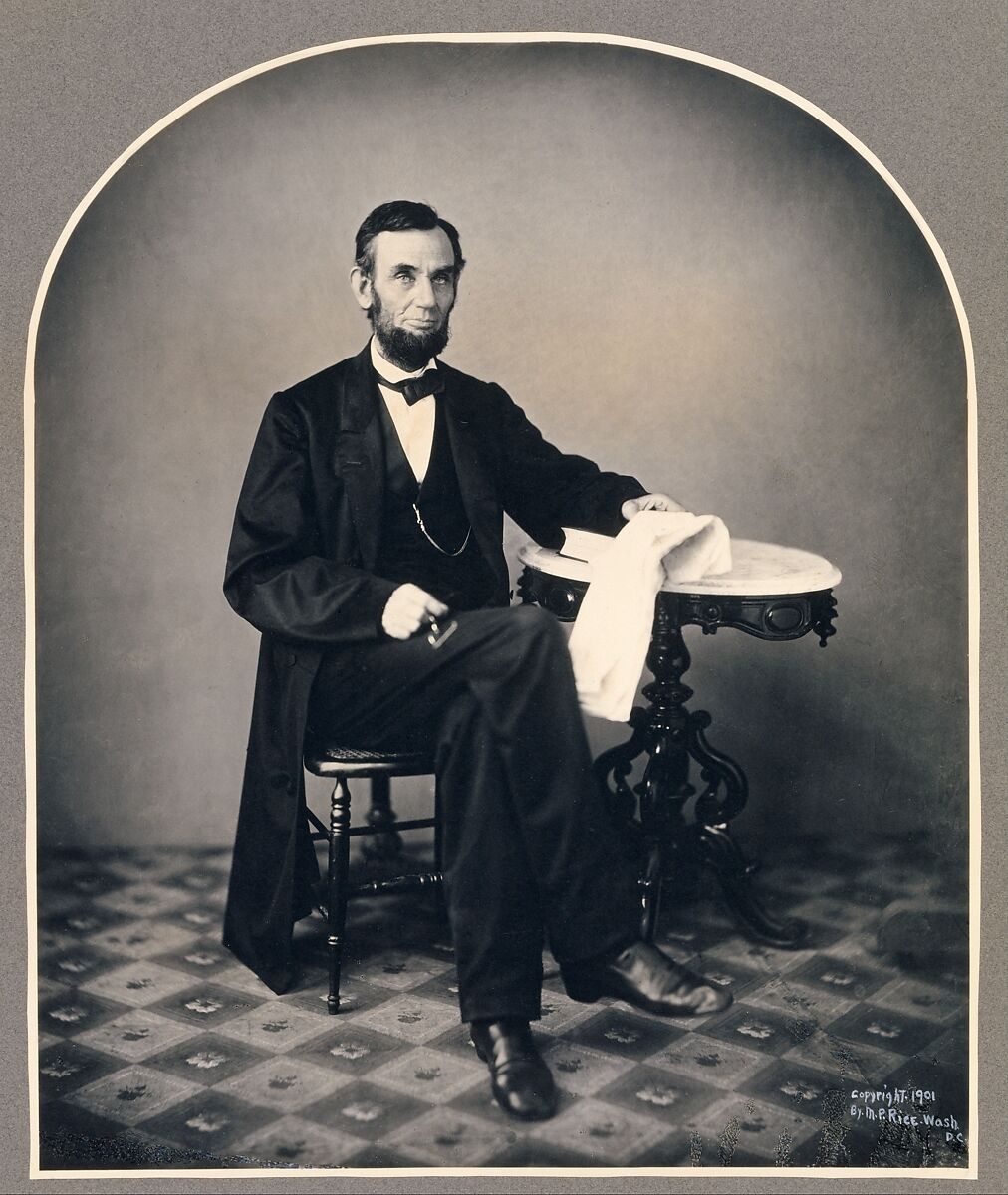 Abraham Lincoln, Alexander Gardner (American, Glasgow, Scotland 1821–1882 Washington, D.C.), Gelatin silver print 