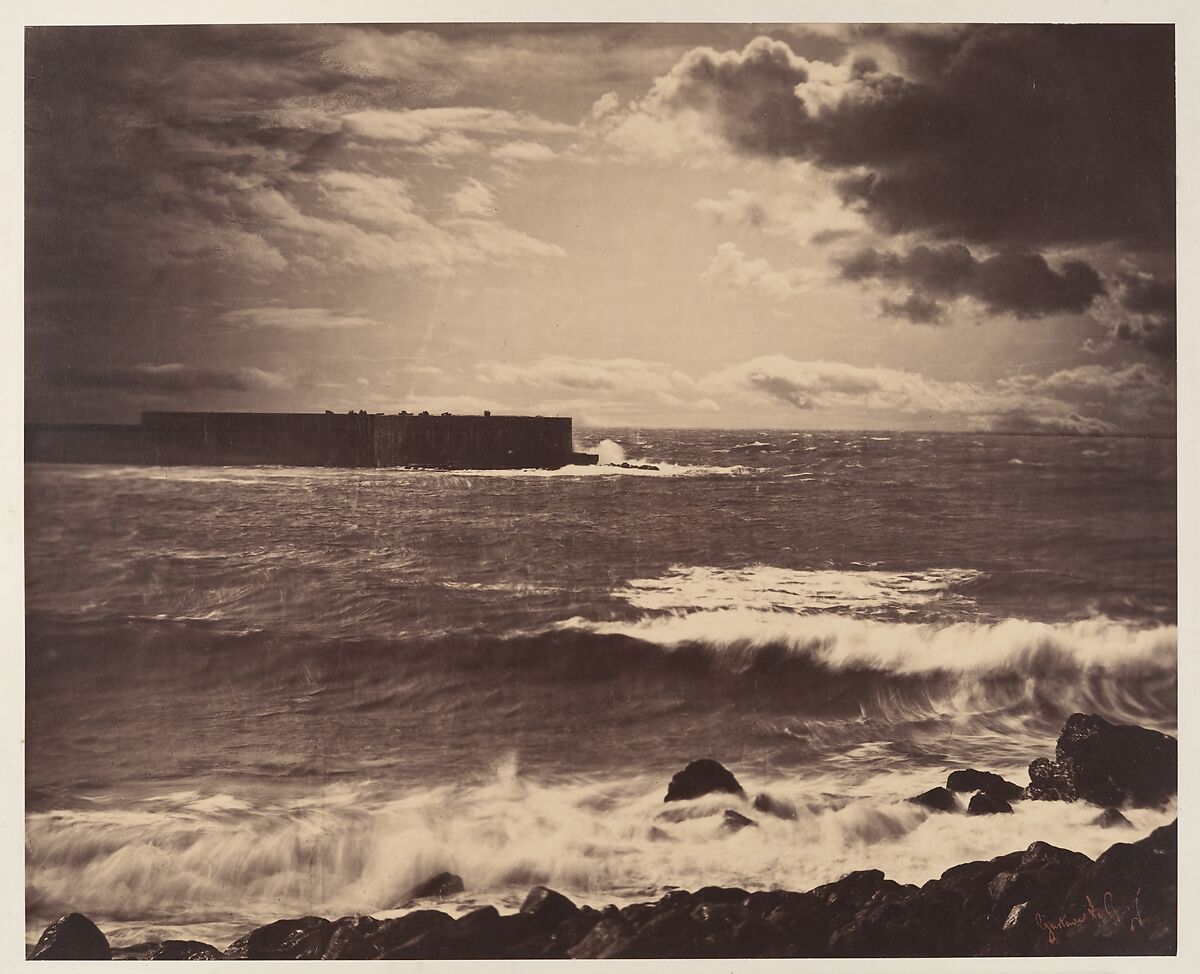 Gustave Le Gray | [The Great Wave, Sète] | The Metropolitan Museum 