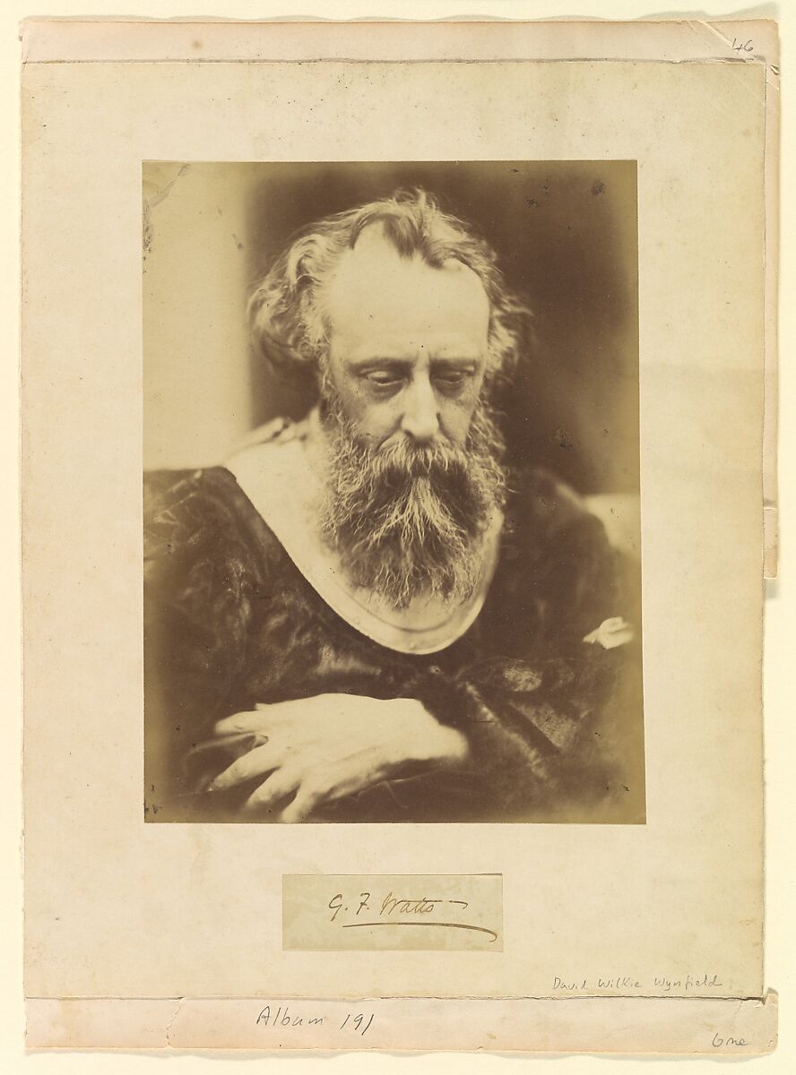 George Frederick Watts, David Wilkie Wynfield (British (born India), 1837–1887 London (?)), Albumen silver print 