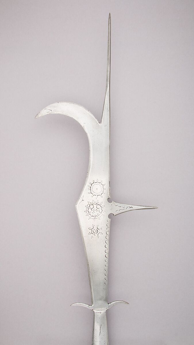 Guisarme, Steel, wood, Italian