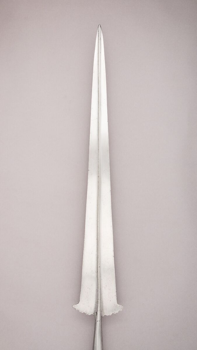 Partisan, Steel, wood (ash), brass, Italian