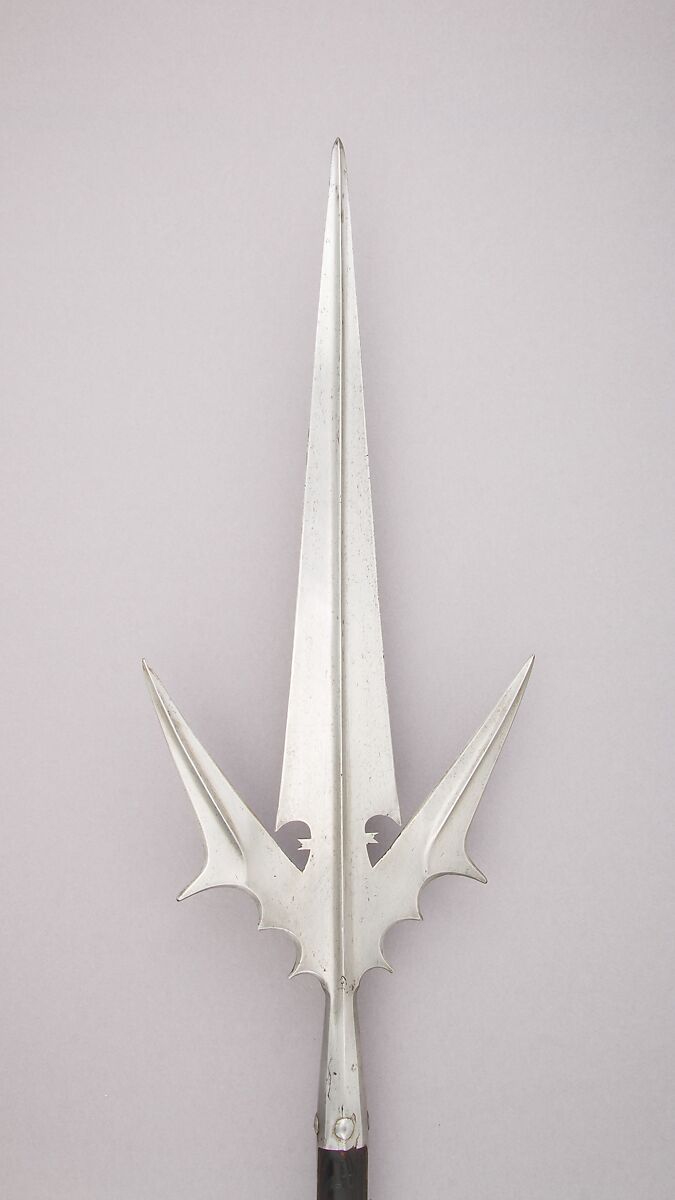 Staff Weapon, Steel, wood, Italian