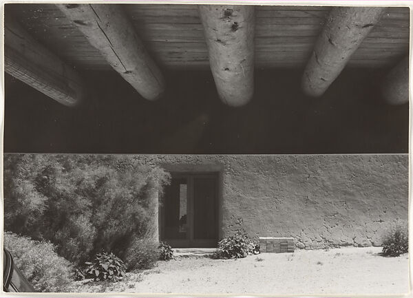 [Looking from Garage to Studio Door, Abiquiu, New Mexico], Georgia O'Keeffe  American, Gelatin silver print