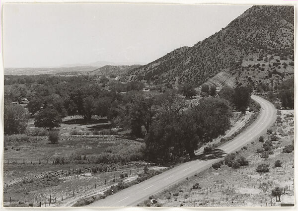 [Looking from Bedroom at Abiquiu Towards Espanola, New Mexico]