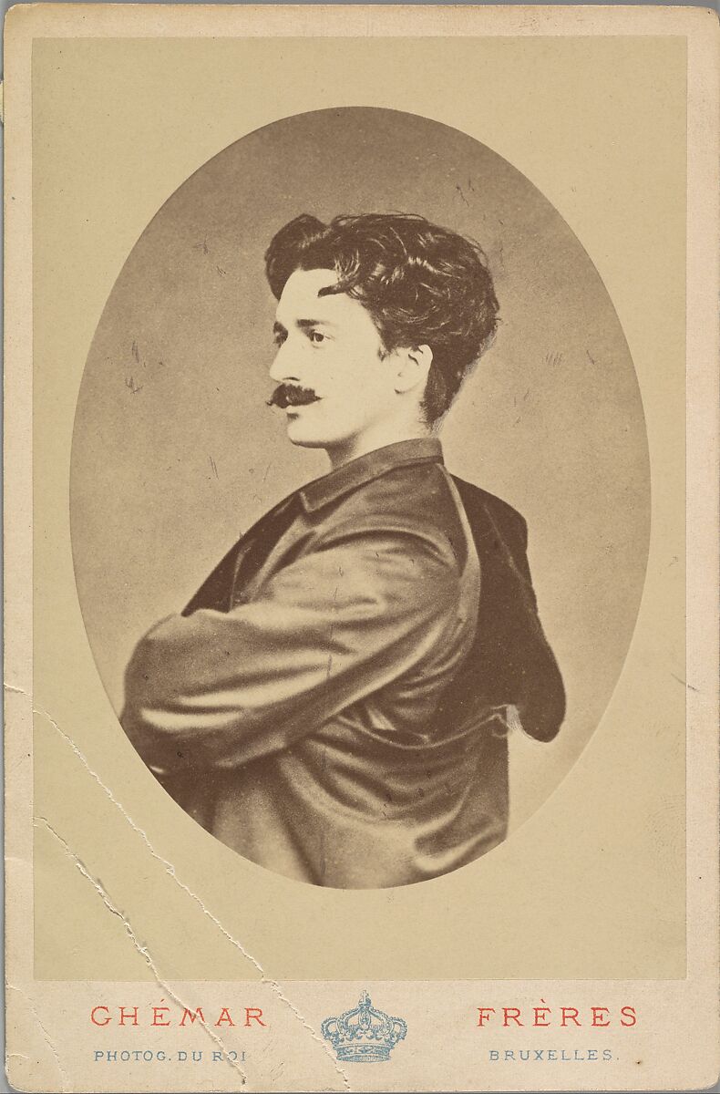 Félicien Rops, Frères Ghemar, Albumen silver print from glass negative 