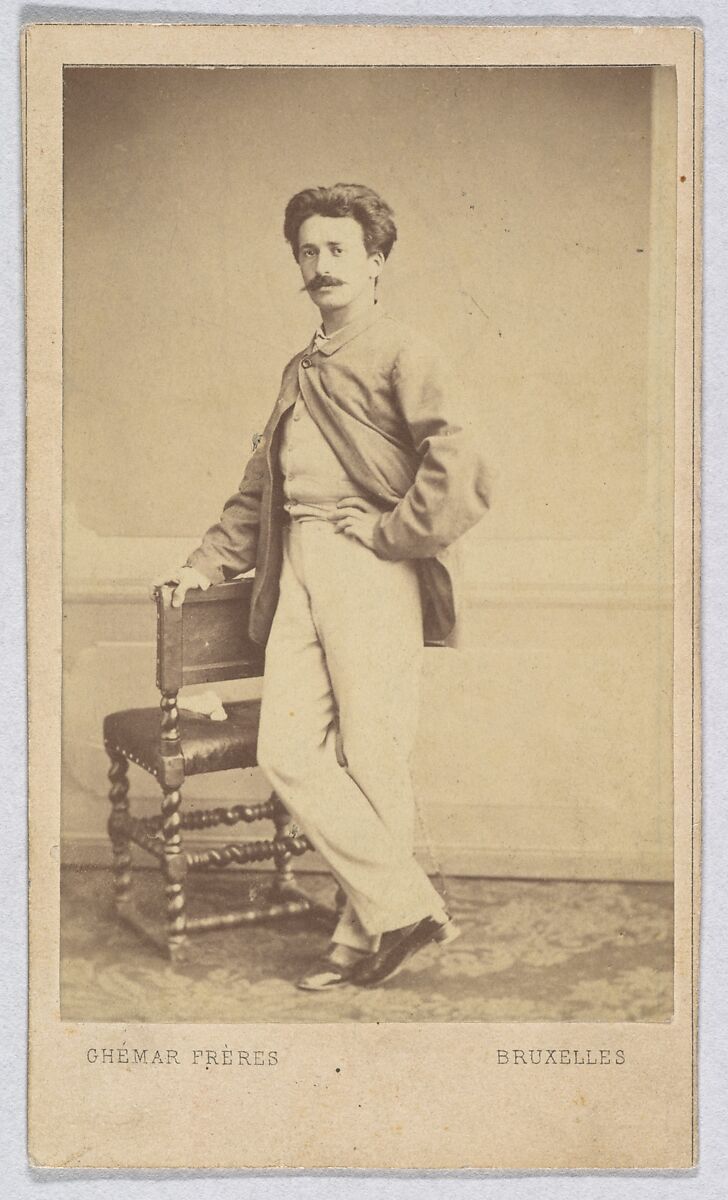 Félicien Rops, Frères Ghemar, Albumen silver print from glass negative 