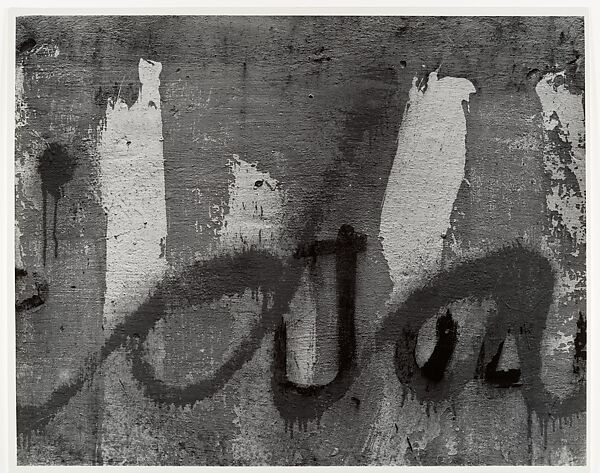 Yuchitan 2, Aaron Siskind (American, 1903–1991), Gelatin silver print 