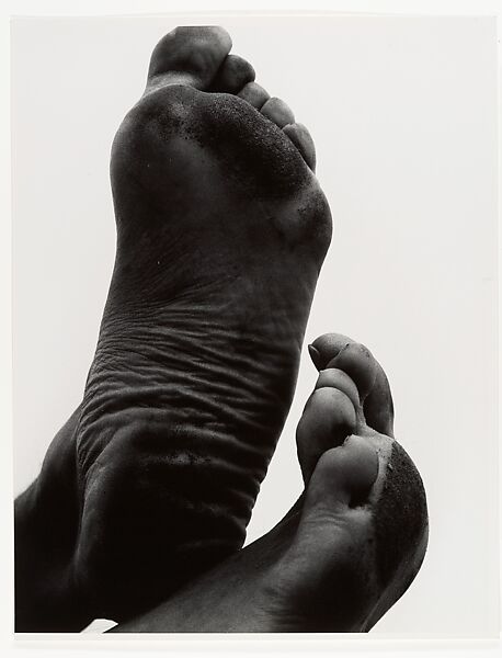 Feet 131, Aaron Siskind (American, 1903–1991), Gelatin silver print 
