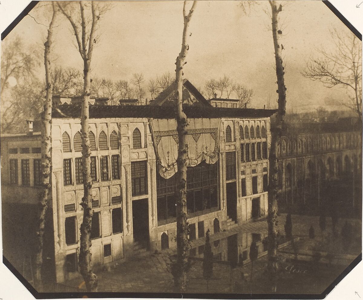 [Palace of the Shah], Luigi Pesce (Italian, 1818–1891), Albumen silver print from paper negative 