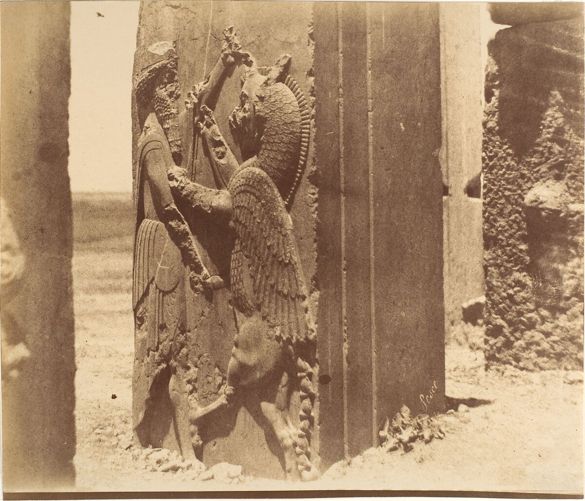 [Persepolis], Luigi Pesce (Italian, 1818–1891), Albumen silver print from paper negative 
