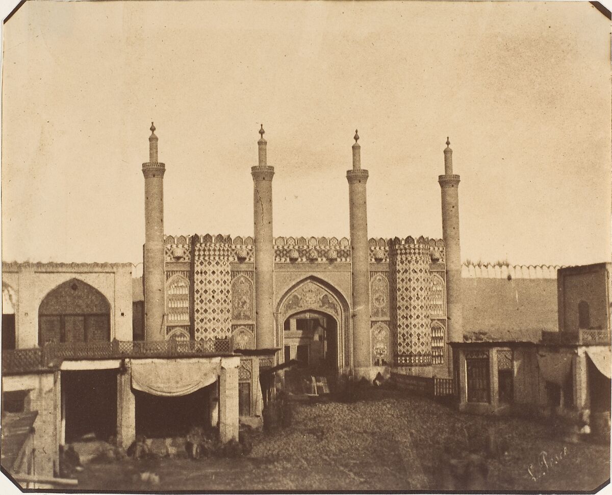 [The New Gate, Teheran], Luigi Pesce (Italian, 1818–1891), Albumen silver print from paper negative 