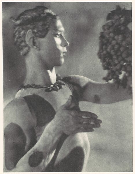 L'Après-midi d'un Faune - Nijinsky 1912, Adolf de Meyer (American (born France), Paris 1868–1946 Los Angeles, California), Palladium prints 