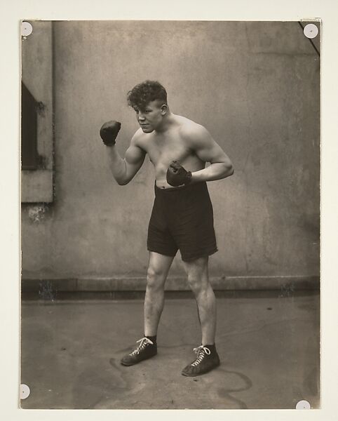 Der Boxer Heinz Heese, August Sander (German, 1876–1964), Gelatin silver print 