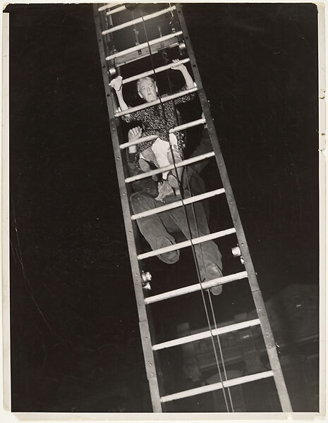 Rescue Operation, Weegee (American (born Austria-Hungary), Złoczów (Zolochiv, Ukraine) 1899–1968 New York), Gelatin silver print 