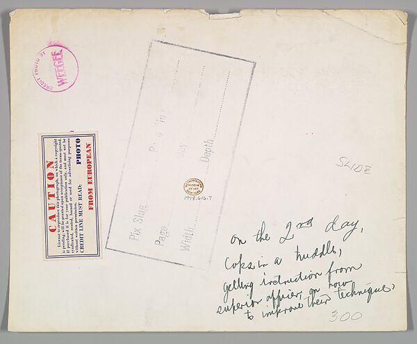 A Bunch of Cops, Weegee (American (born Austria-Hungary), Złoczów (Zolochiv, Ukraine) 1899–1968 New York), Gelatin silver print