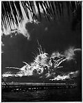 [U.S.S. Shaw Exploding, Pearl Harbor, December 7, 1941]