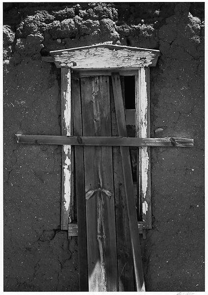 Window in Adobe House, Northern New Mexico, Ansel Easton Adams (American, San Francisco, California 1902–1984 Carmel, California), Gelatin silver print 