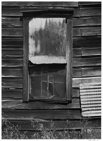 Window, Bear Valley, California, Ansel Easton Adams (American, San Francisco, California 1902–1984 Carmel, California), Gelatin silver print 