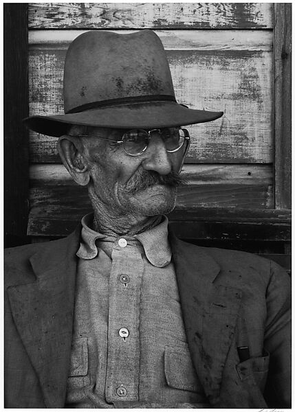 Man on Porch, Hornitos, California, Ansel Easton Adams (American, San Francisco, California 1902–1984 Carmel, California), Gelatin silver print 