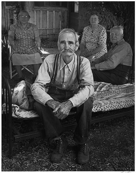 Family Melones, California, Ansel Easton Adams (American, San Francisco, California 1902–1984 Carmel, California), Gelatin silver print 