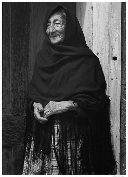 Spanish-American Woman near Chimayo, New Mexico, Ansel Easton Adams (American, San Francisco, California 1902–1984 Carmel, California), Gelatin silver print 
