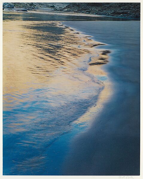 Reflections on Edges of River, Mile 122, Grand Canyon, Arizona, Eliot Porter (American, 1901–1990), Dye transfer print 