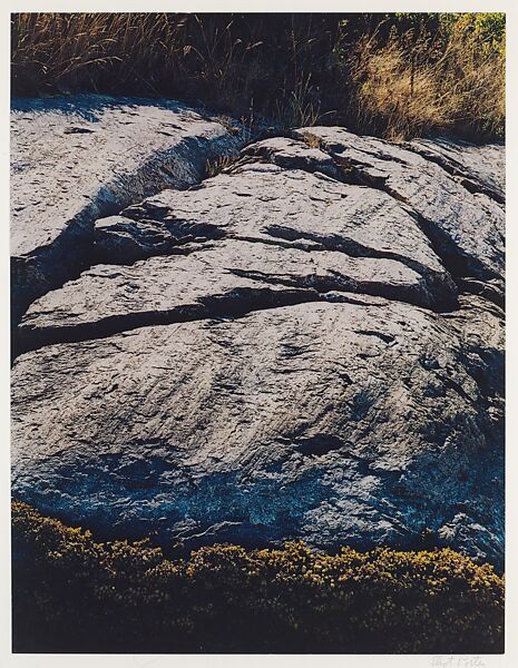Glaciated Basalt, Sugarloaf Island, Barred Islands, Maine, Eliot Porter (American, 1901–1990), Dye transfer print 