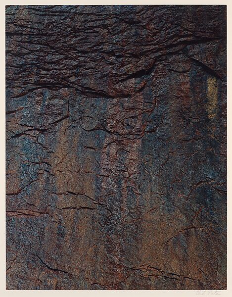 West Wall, Cathedral in the Desert, Clear Creek, Utah, Eliot Porter (American, 1901–1990), Dye transfer print 