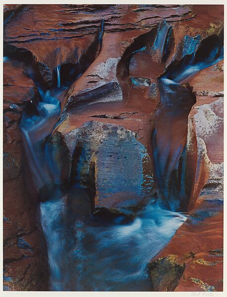 Small Stream Erosions, Coyote Canyon, Utah, Eliot Porter (American, 1901–1990), Dye transfer print 