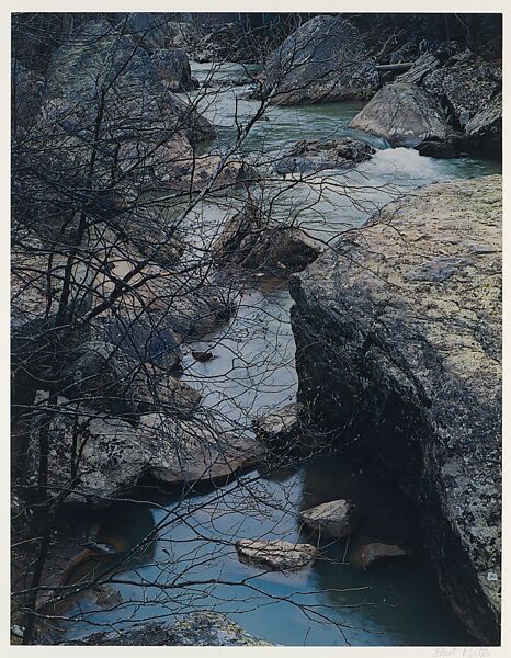 Boulders in Upper Gorge, Red River Gorge, Kentucky, Eliot Porter (American, 1901–1990), Dye transfer print 