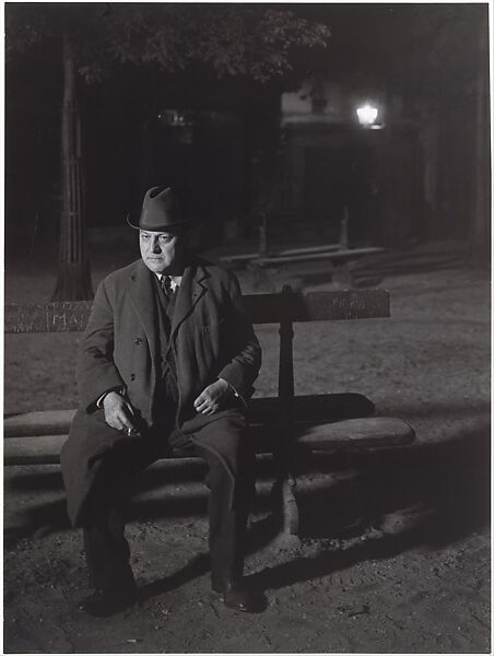 Léon-Paul Fargue, Brassaï (French (born Romania), Brașov 1899–1984 Côte d&#39;Azur), Gelatin silver print 