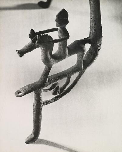 [Etruscan Cauldron of the 7th Century B.C., Figure on Leg]
