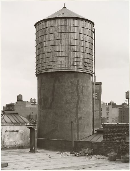 Water Towers, Bernd and Hilla Becher (German, active 1959–2007), Gelatin silver prints