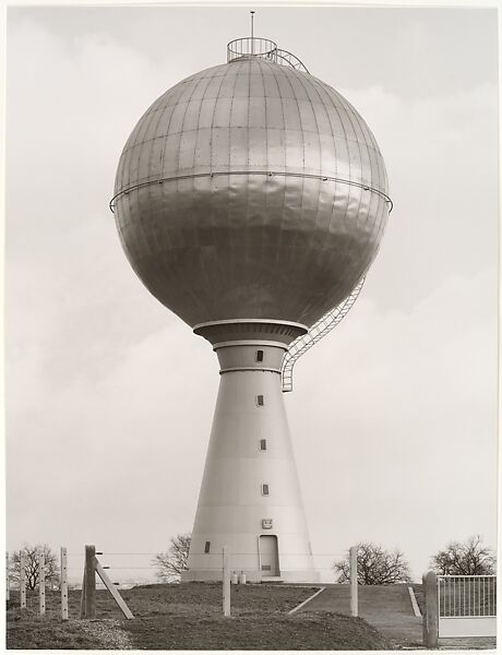 Water Towers, Bernd and Hilla Becher (German, active 1959–2007), Gelatin silver prints