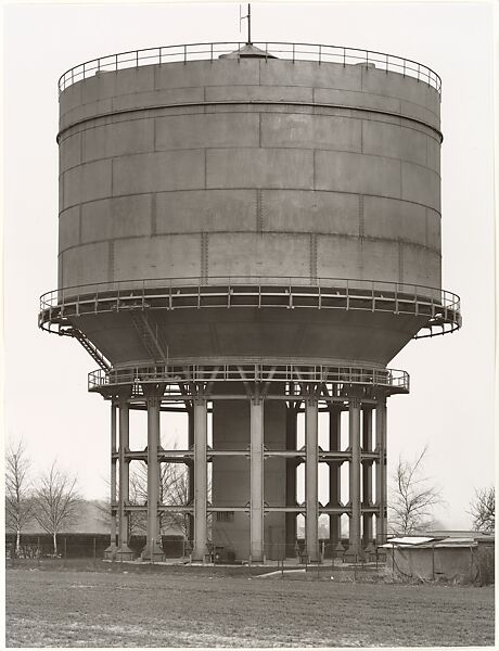 Water Towers, Bernd and Hilla Becher (German, active 1959–2007), Gelatin silver prints