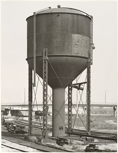 Water Towers, Bernd and Hilla Becher (German, active 1959–2007), Gelatin silver prints