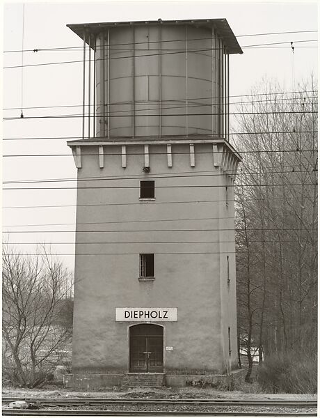 Water Towers, Bernd and Hilla Becher (German, active 1959–2007), Gelatin silver prints