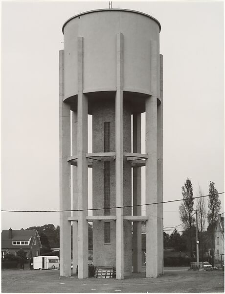 Water Towers, Bernd and Hilla Becher (German, active 1959–2007), Gelatin silver prints