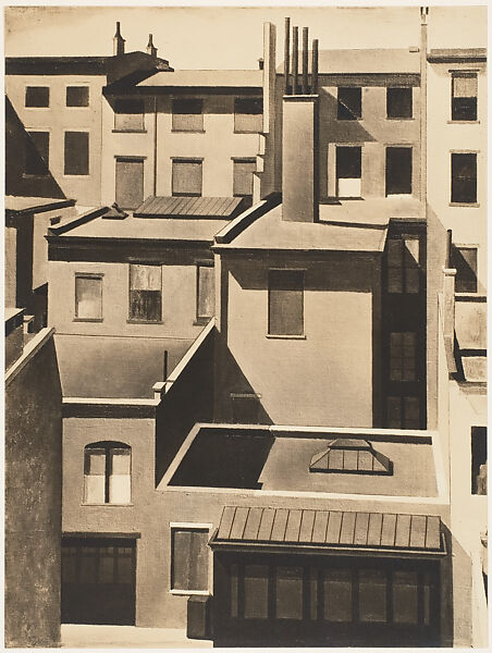 New York - Washington Square, Charles Sheeler (American, Philadelphia, Pennsylvania 1883–1965 Dobbs Ferry, New York), Gelatin silver print 