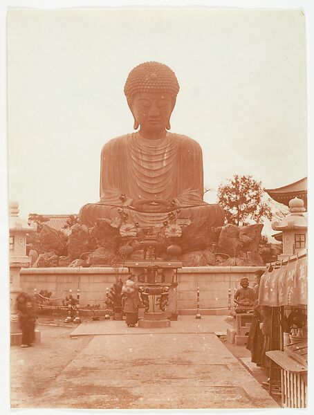 Daibutsu [Great Buddha], Nōfuku-ji Temple, Kobe, Japan, Adolf de Meyer (American (born France), Paris 1868–1946 Los Angeles, California), Carbon print 