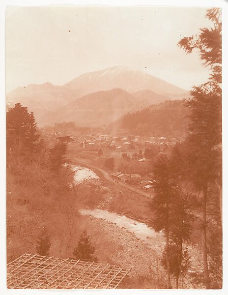 [View of a Village in a Valley], Adolf de Meyer (American (born France), Paris 1868–1946 Los Angeles, California), Gelatin silver print 