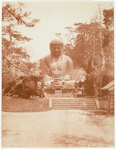 Daibutsu [Great Buddha], Kōtoku-in Temple, Kamakura, Japan, Adolf de Meyer (American (born France), Paris 1868–1946 Los Angeles, California), Gelatin silver print 