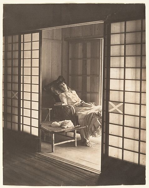 Olga de Meyer, Japan, Adolf de Meyer (American (born France), Paris 1868–1946 Los Angeles, California), Platinum print 